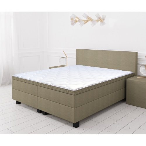 Boxspring set Holmstad de Luxe - Taupe